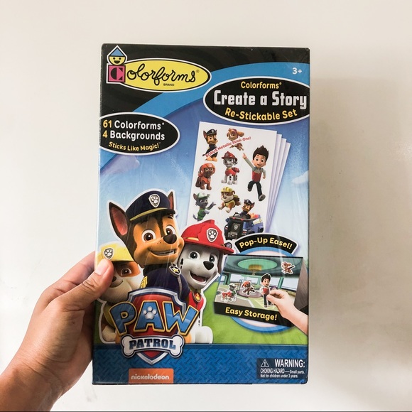 paw patrol colorforms